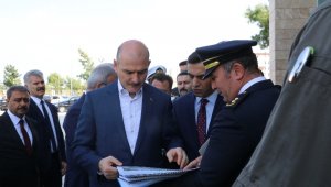 Bakan Soylu'dan yeni emniyet binasına ziyaret