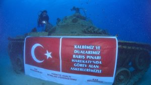 Barış Pınarı harekâtına su altından anlamlı destek