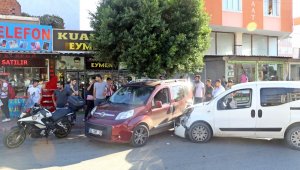 Zincirlemeye kazaya karıştı, kiralık aracı bırakıp kaçtı