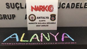Alanya'da 504 adet uyuşturucu hap ele geçirildi