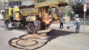 Alanya'da yollara kış bakımı