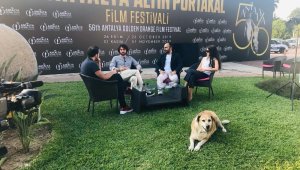 Altın Portakal'da canlı yayının davetsiz sevimli misafiri