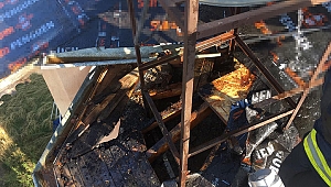 Çatı izolasyonu yangına sebep oldu