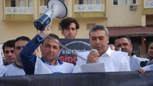 Eğitim Bir Sen Şube Başkanı Çoban: "Şiddeti önleyen aktör değil şiddetin mağduruyuz"