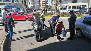 Kaskı sayesinde kazadan yaralı kurtuldu