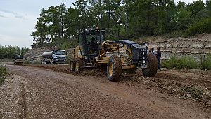 Manavgat Katı Atık Depolama Tesisi yoluna bakım