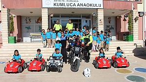 Miniklere uygulamalı trafik eğitimi