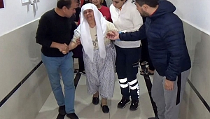 Asansörde mahsur kalan ailenin panik anları