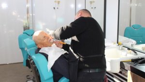 10 mahallede 163 kişiye kuaför hizmeti