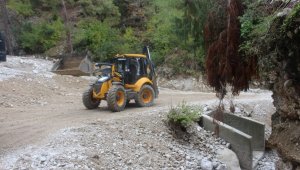 Kemer Beycik yoluna kış bakımı