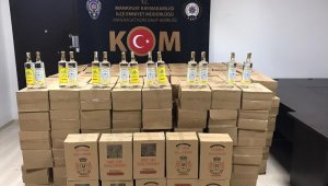 Manavgat'ta sahte ve kaçak içki operasyonu