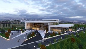 Serik Kültür Merkezi'nde inşaat sürüyor