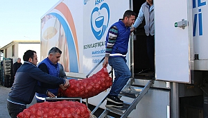 Antalya'dan Elazığ'a yardım konvoyu gitti