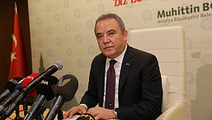 Böcek’ten Konyaaltı  Sahili açıklaması