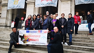 Celalettin Ökten  öğrencileri Roma’da