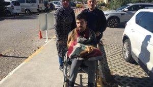 Çift kol nakilli Yusuf Oğuz, ameliyattan sonra ilk kez dışarı çıktı