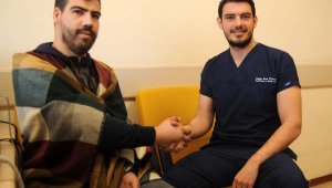 Çift kol nakilli Yusuf Oğuz, taburcu edildi