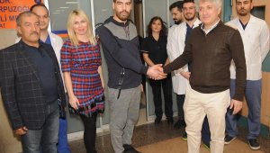 Çift kol nakilli Yusuf Oğuz, taburcu edildi