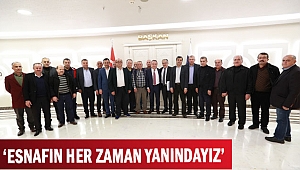 ‘Esnafın her zaman yanındayız’