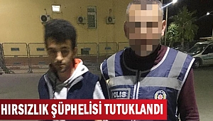 HIRSIZLIK ŞÜPHELİSİ TUTUKLANDI
