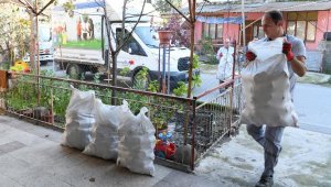 İhtiyaç sahiplerine 500 çuval briket yakıt