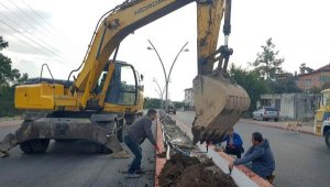 Kemer'de altyapı çalışmaları