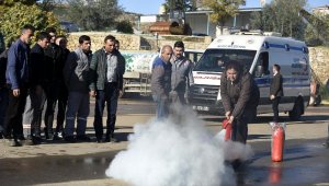 Kepez'de gerçeğini aratmayan tatbikat