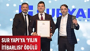 SUR YAPI’YA ‘YILIN  İTİBARLISI’ ÖDÜLÜ