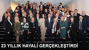 23 yıllık hayali gerçekleştirdi