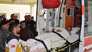 BACAĞINI PATPATA KAPTIRDI 