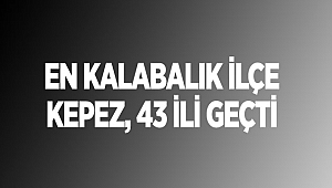 En kalabalık ilçe Kepez, 43 ili geçti