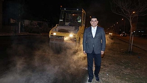 Şafak’ta asfalt çalışması