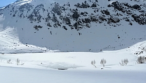 Yeşilgöl, kar  altında kaldı