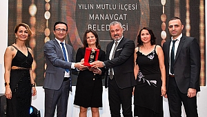 Yılın Mutlu İlçesi ödülünü aldı