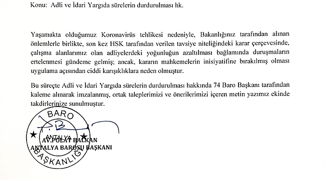 74 barodan ortak başvuru