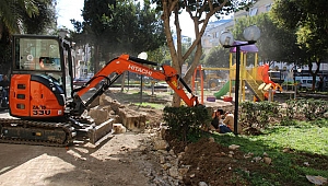 Büklüdere Parkı yenileniyor