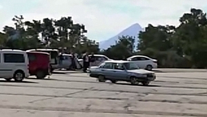 Drift yapan sürücüye  6 bin 141 lira ceza