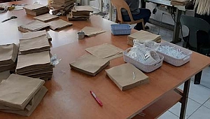 Eğitim merkezlerinde maske üretimi başladı