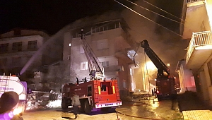 Elmalı'da ev yangını