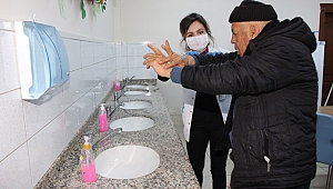 Huzurevinde önlemler arttırıldı