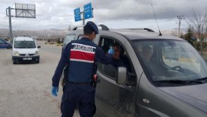 Korkuteli girişlerde ateş ölçme uygulaması