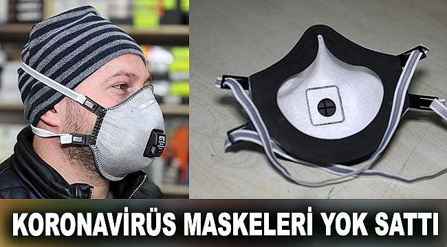 Koronavirüs maskeleri yok sattı