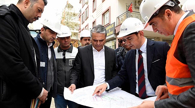 Uysal, çalışmaları denetledi