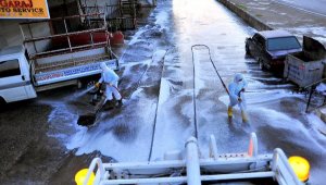 Alanya Belediyesi'nden dezenfekte çalışmaları