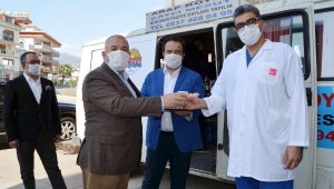 ALKÜ Hastanesi acil önüne ikram aracı kuruldu