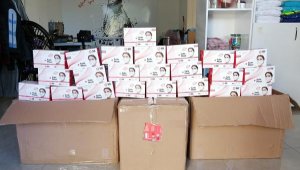 Antalya'da 12 bin 150 sahte maske ele geçirildi