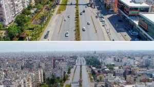 Antalya'da yasak öncesi ve sonrası havadan görüntülendi