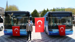 Elmalı'ya 2 yeni otobüs