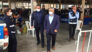 Kaymakam Yiğit, pazar yerlerini denetledi