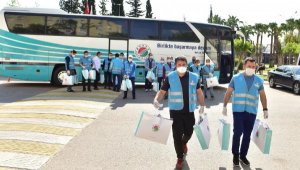 Kepez, yıkanabilir maske dağıtıyor